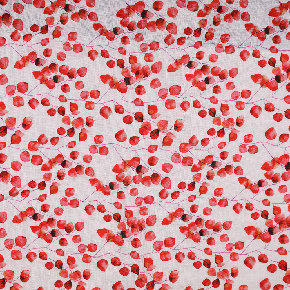 Floral Printed Plain Weave Polyester Collection