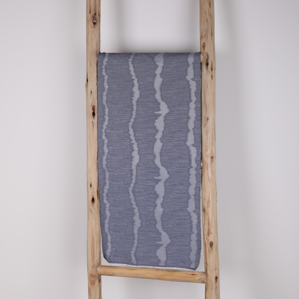 Abstract Lines Denim Jacquard - Grey