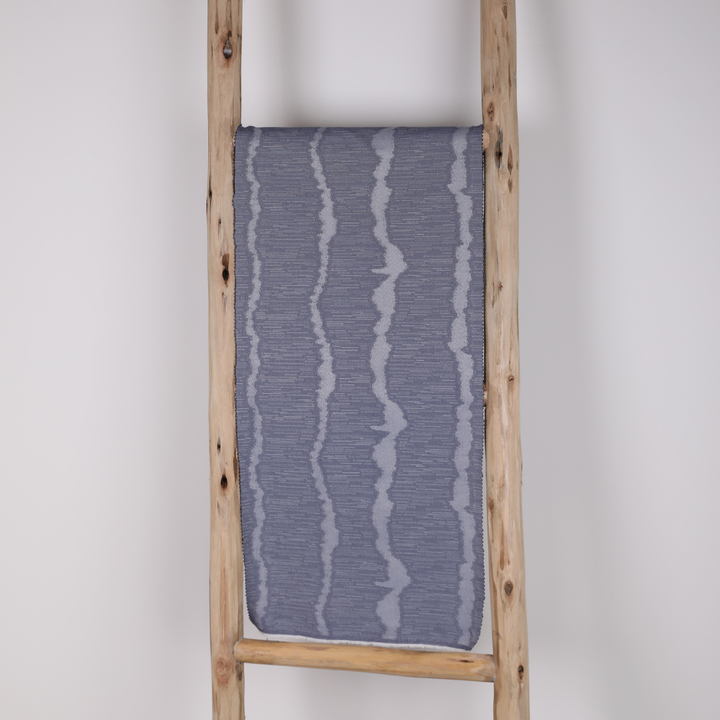 Abstract Lines Denim Jacquard - Grey
