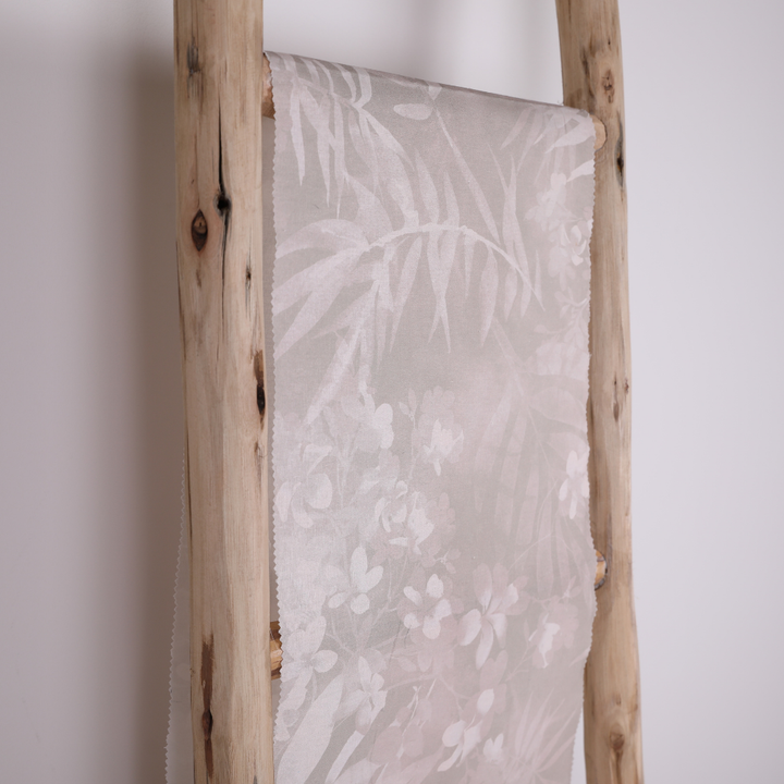 Floral Digital Printed Linen - Beige