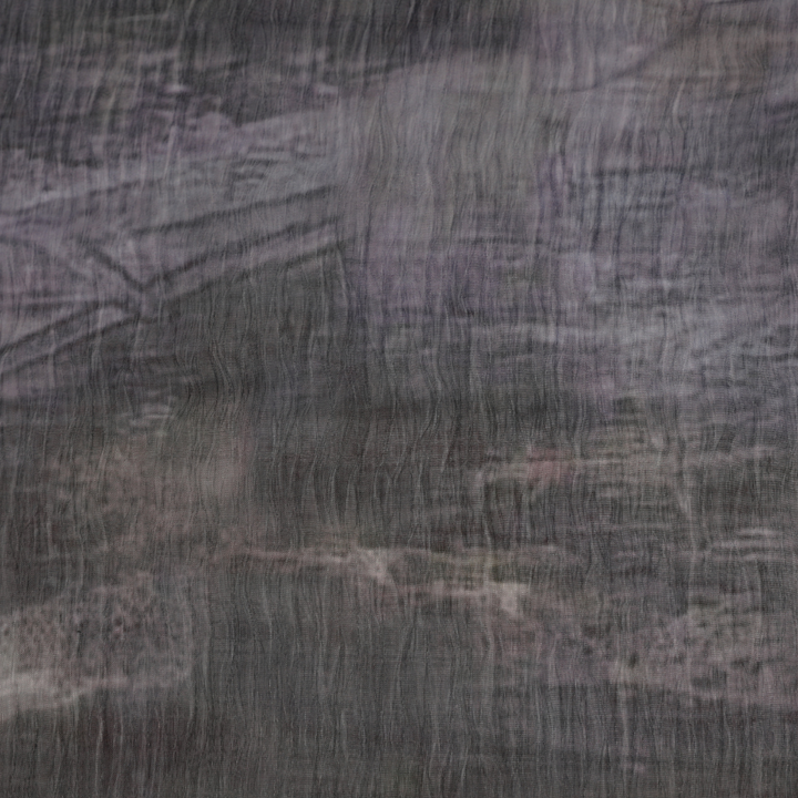 Abstract Printed Organza - Grey