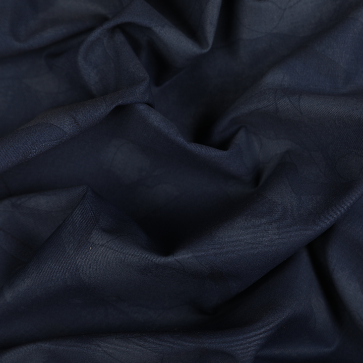 Abstract Printed Denim - Navy
