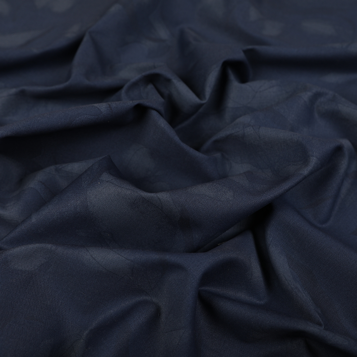 Abstract Printed Denim - Navy