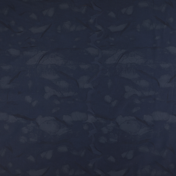 Abstract Printed Denim - Navy