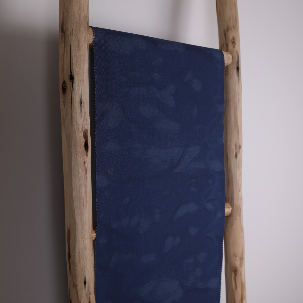 Abstract Printed Denim - Navy