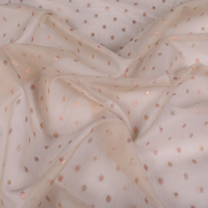 Metallic Dots Organza Jacquard Collection