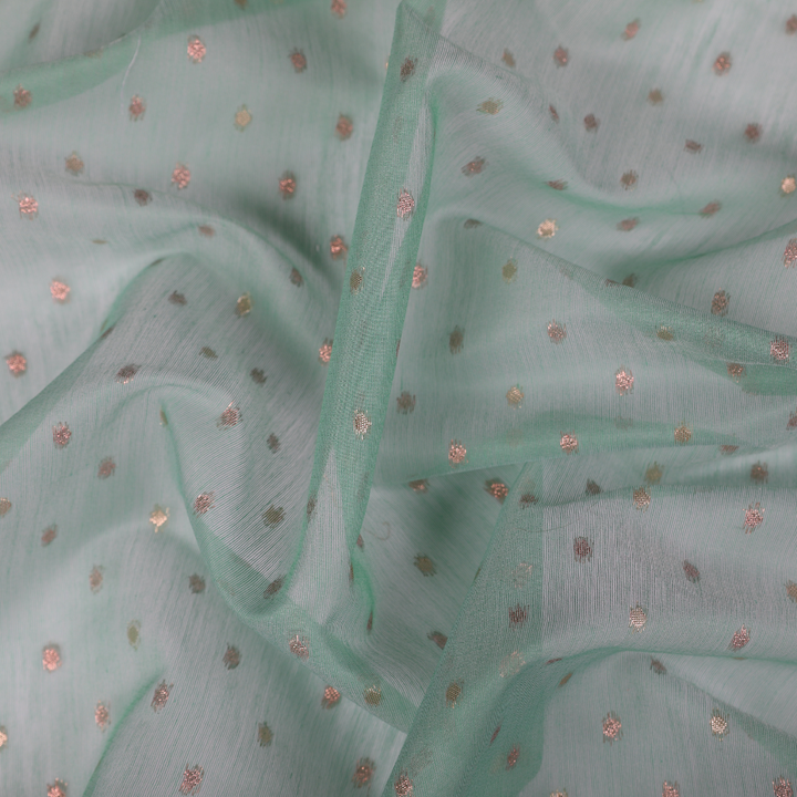 Metallic Dots Organza Jacquard Collection