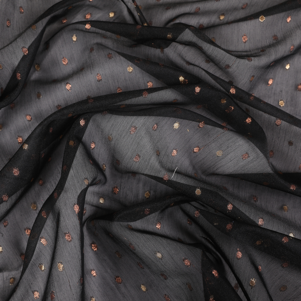 Metallic Dots Organza Jacquard Collection