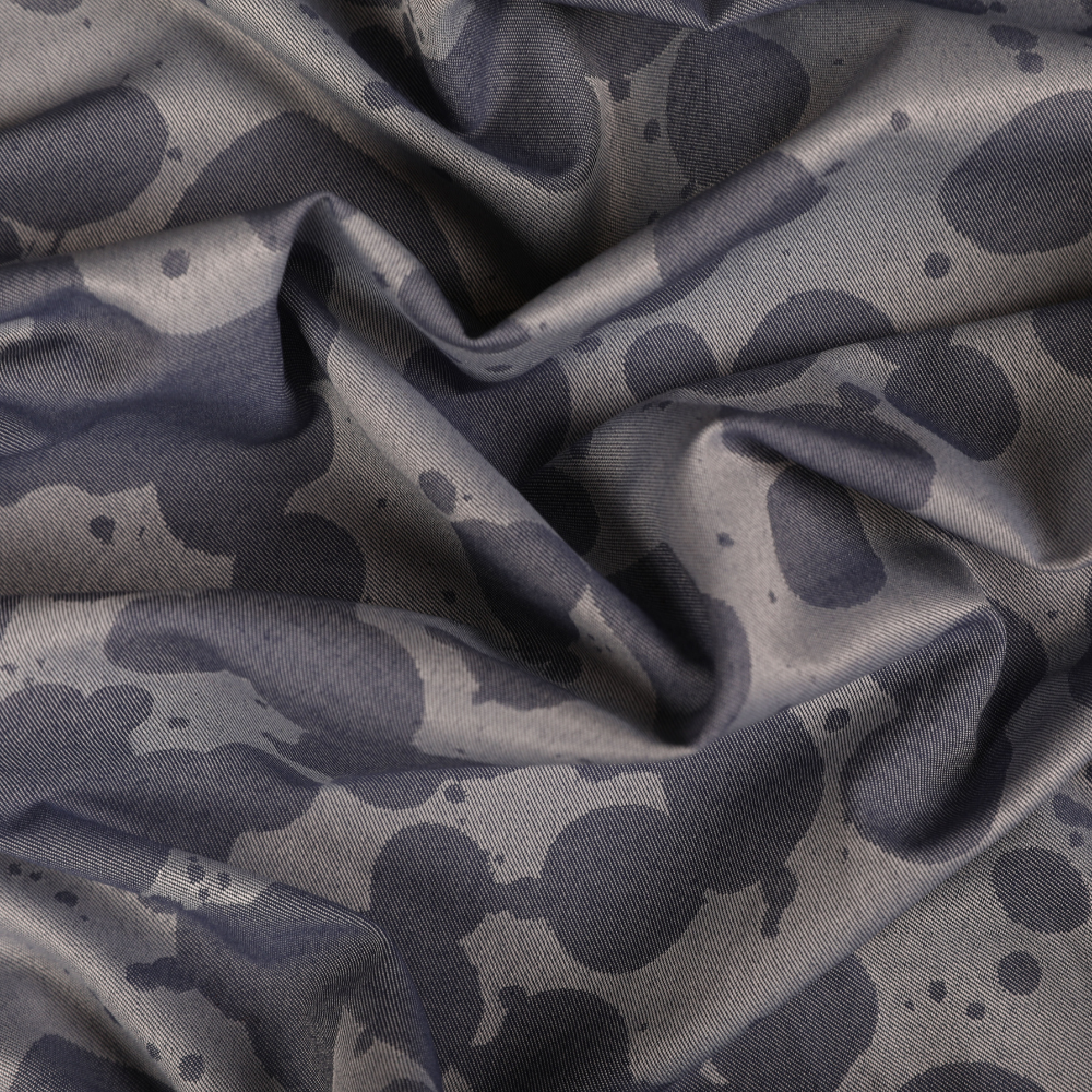 Bubble Denim Jacquard - Grey