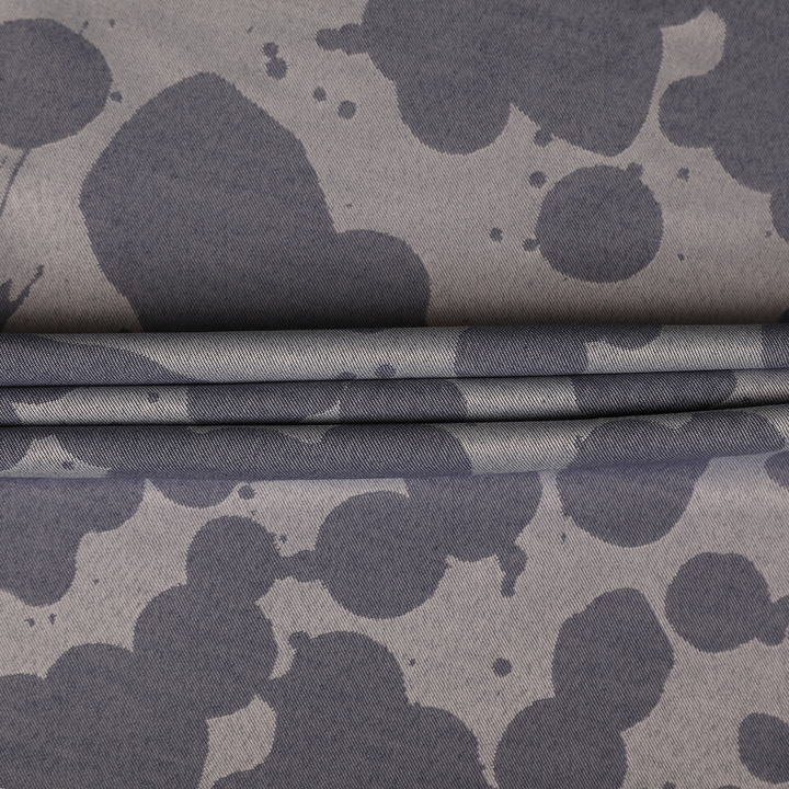 Bubble Denim Jacquard - Grey